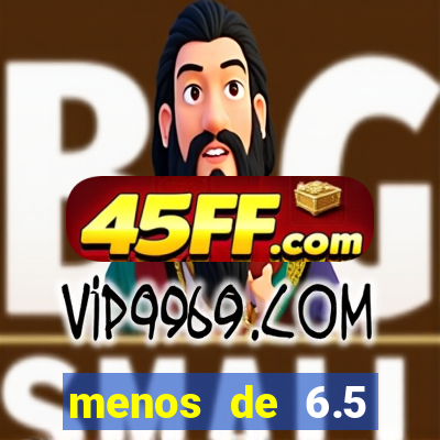 menos de 6.5 escanteios o que significa